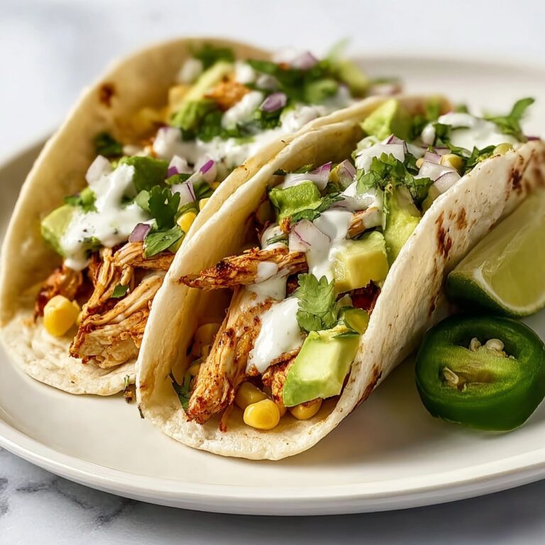 Fiery Street Corn Chicken Tacos Recipe