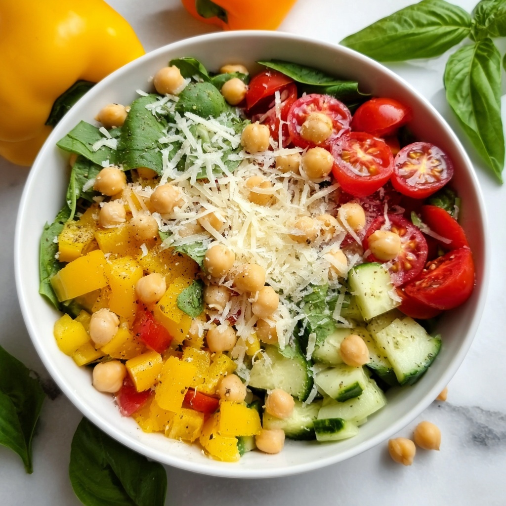 Colorful Summer Chickpea Salad Recipe - Recipe Image