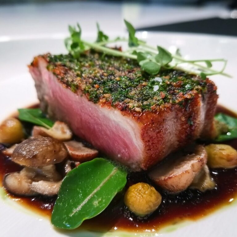 Herb-Crusted Roasted Lamb Recipe