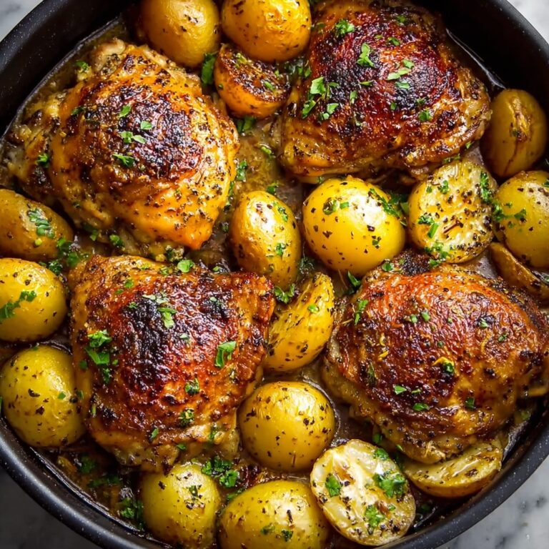 Crockpot Mustard Chicken with Potatoes Recipe