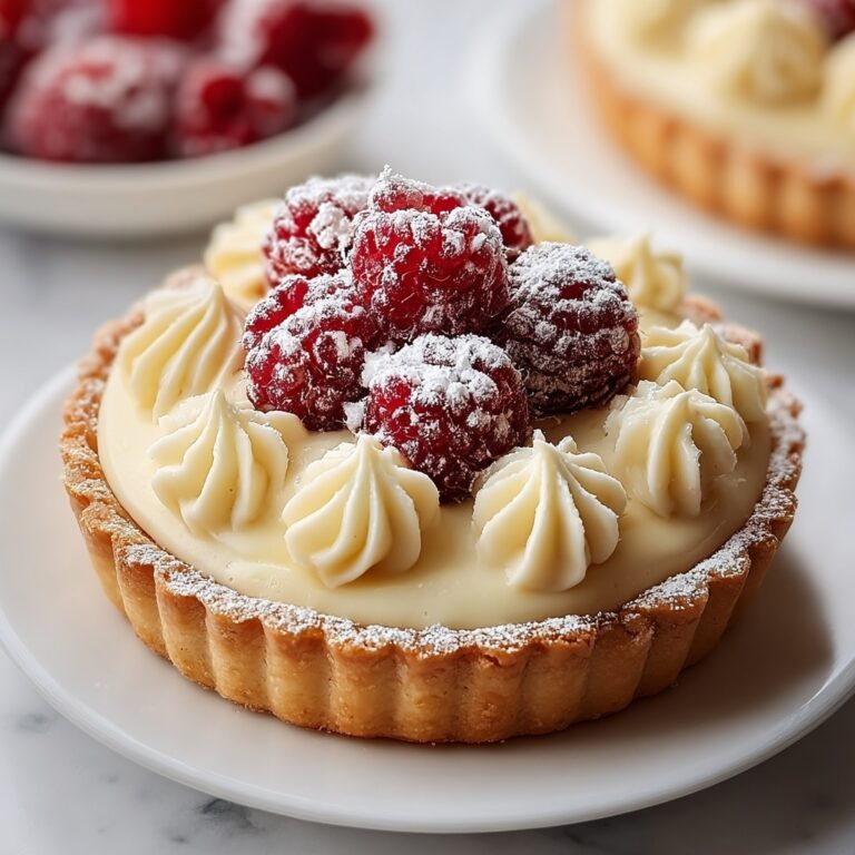 Rich White Chocolate Mousse Tart Recipe