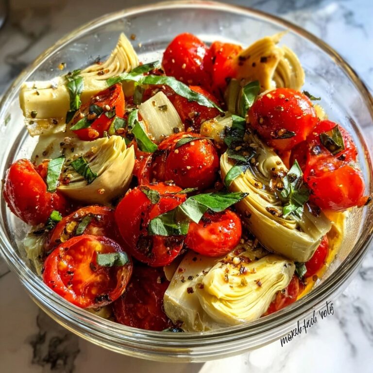 Vegan Tuscan Artichoke Tomato Salad Recipe