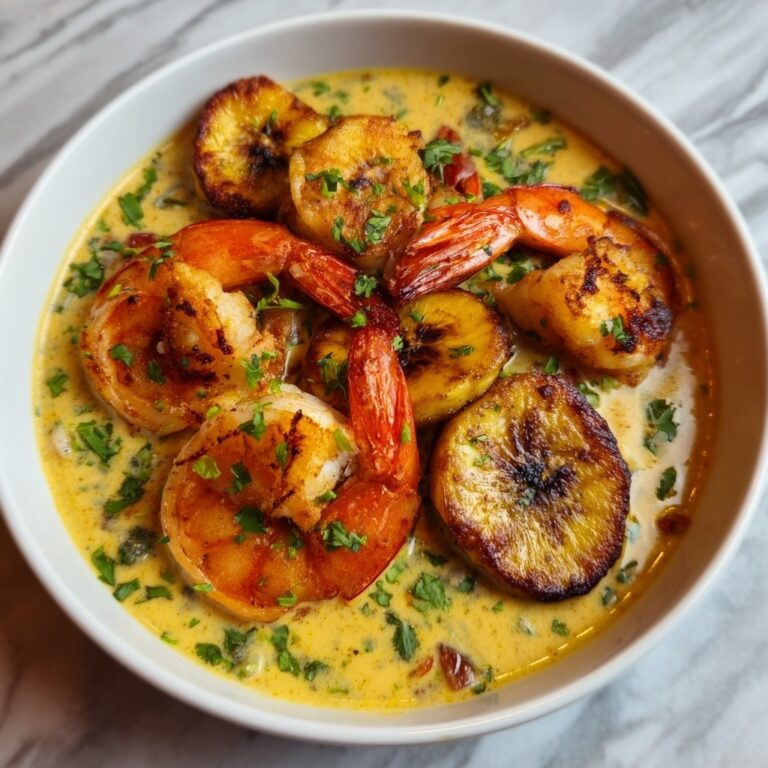 Banana Coconut Curry Shrimp Recipe