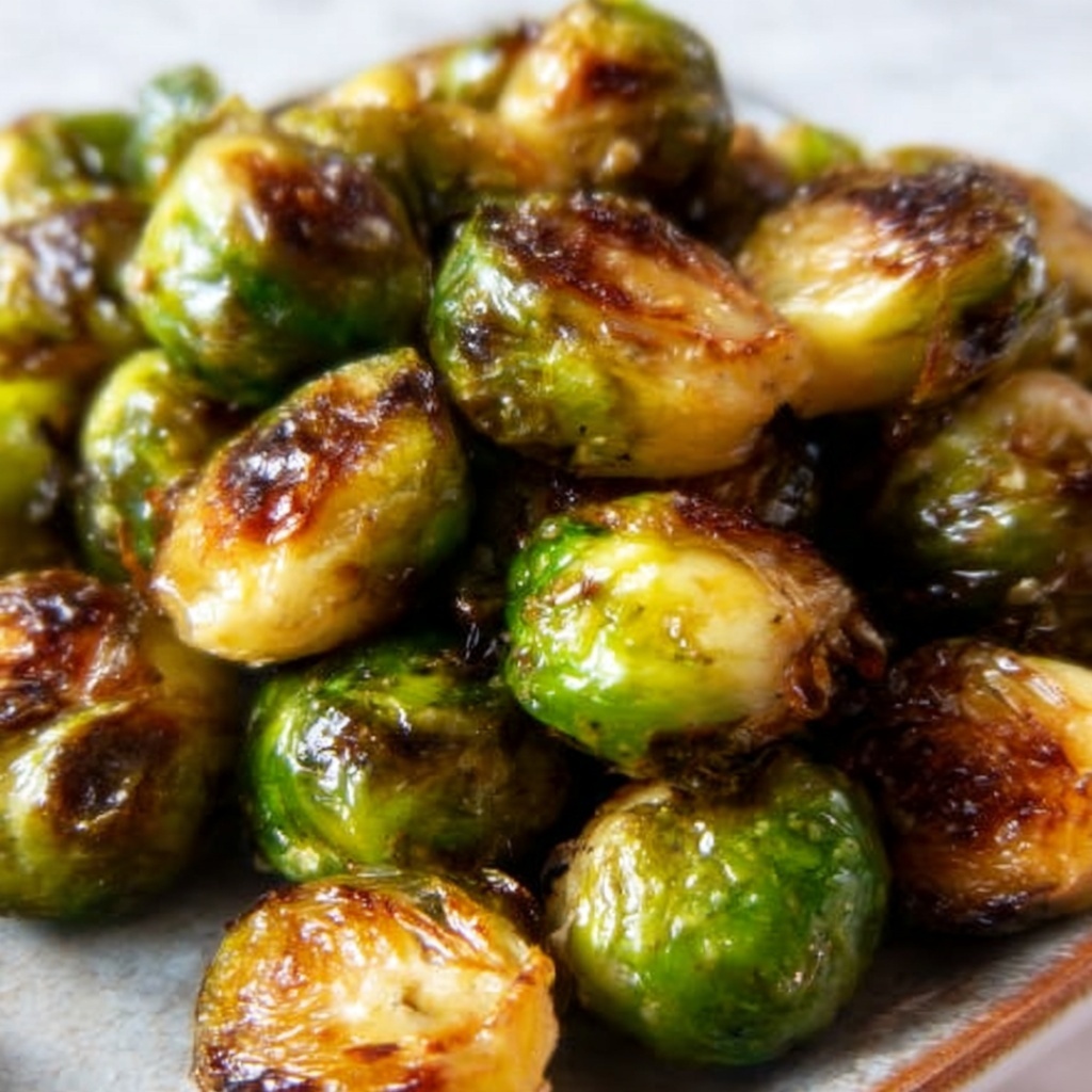 Maple Roasted Brussels Sprouts Recipe - Recipe Image