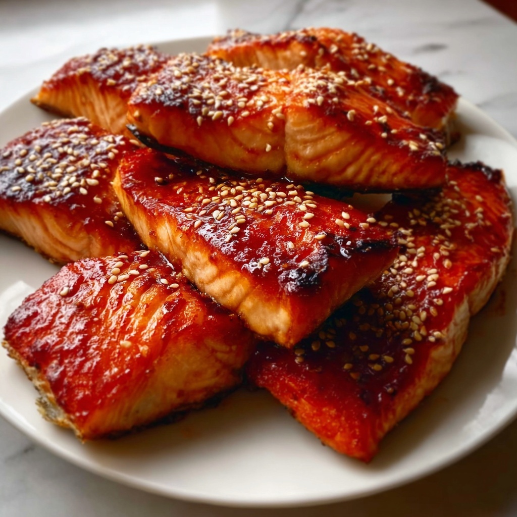 Spicy Honey Garlic Salmon Recipe - Recipe Image