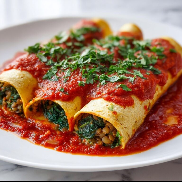 Vegan Lentil Enchiladas (Gluten-Free) Recipe