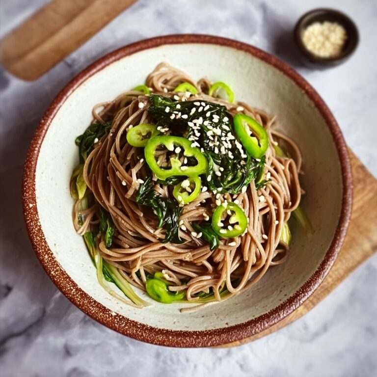 Cold Soba Noodles with Sesame Sauce Recipe