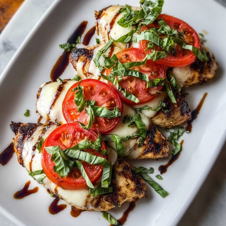 Grilled Chicken Caprese: 7 Comforting Flavors to Savor Recipe