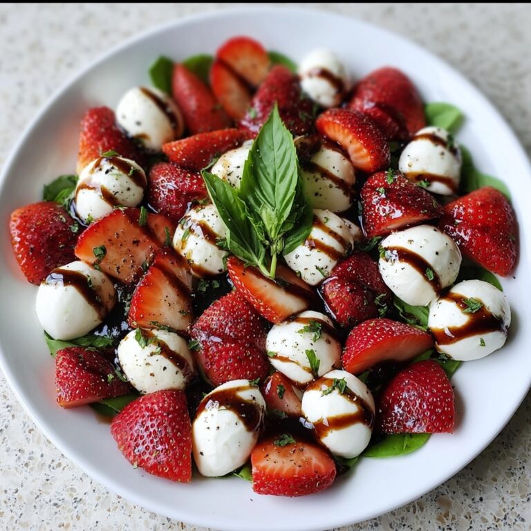 Balsamic Strawberry Caprese Recipe