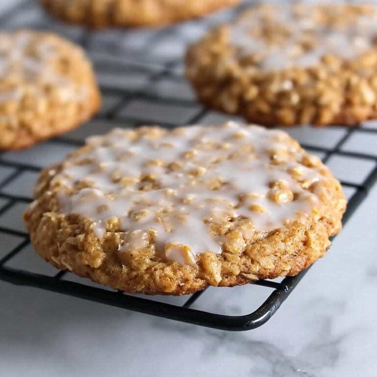 Iced Oatmeal Cookies Recipe