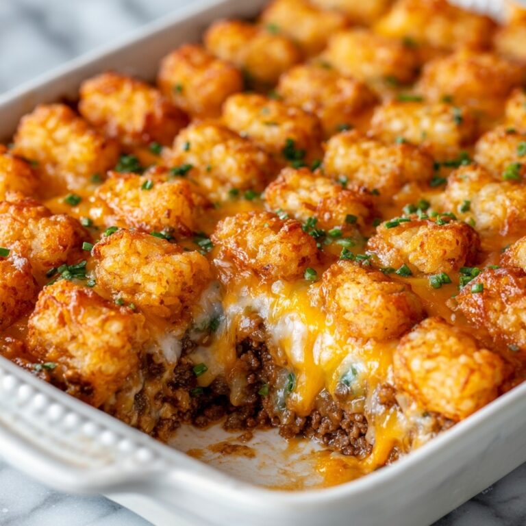 Hearty Tater Tot Casserole with Ground Beef Recipe