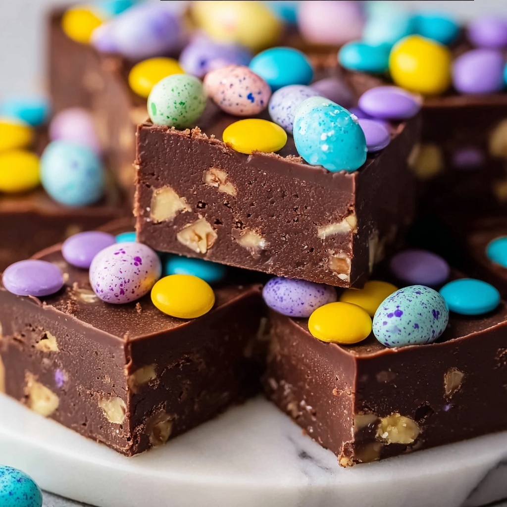 Easter Chocolate Fudge Recipe - Recipe Image