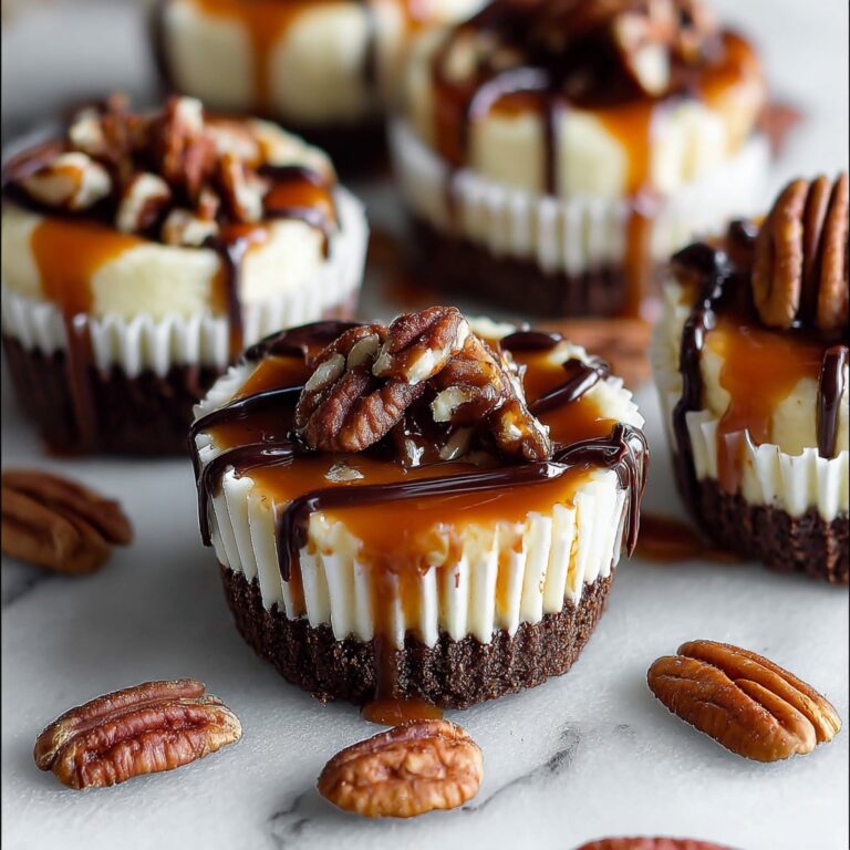 Mini Turtle Cheesecakes Recipe