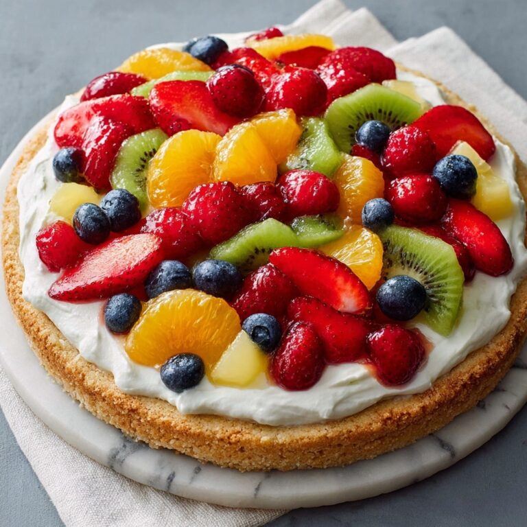 Colorful Delicious Fruit Pizza: A Recipe for Summer Fun Recipe
