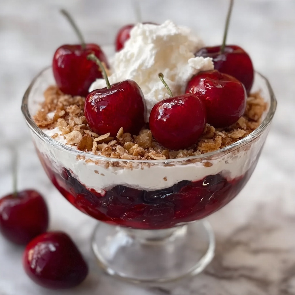 Fresh Cherry Crisp Recipe - Recipe Image