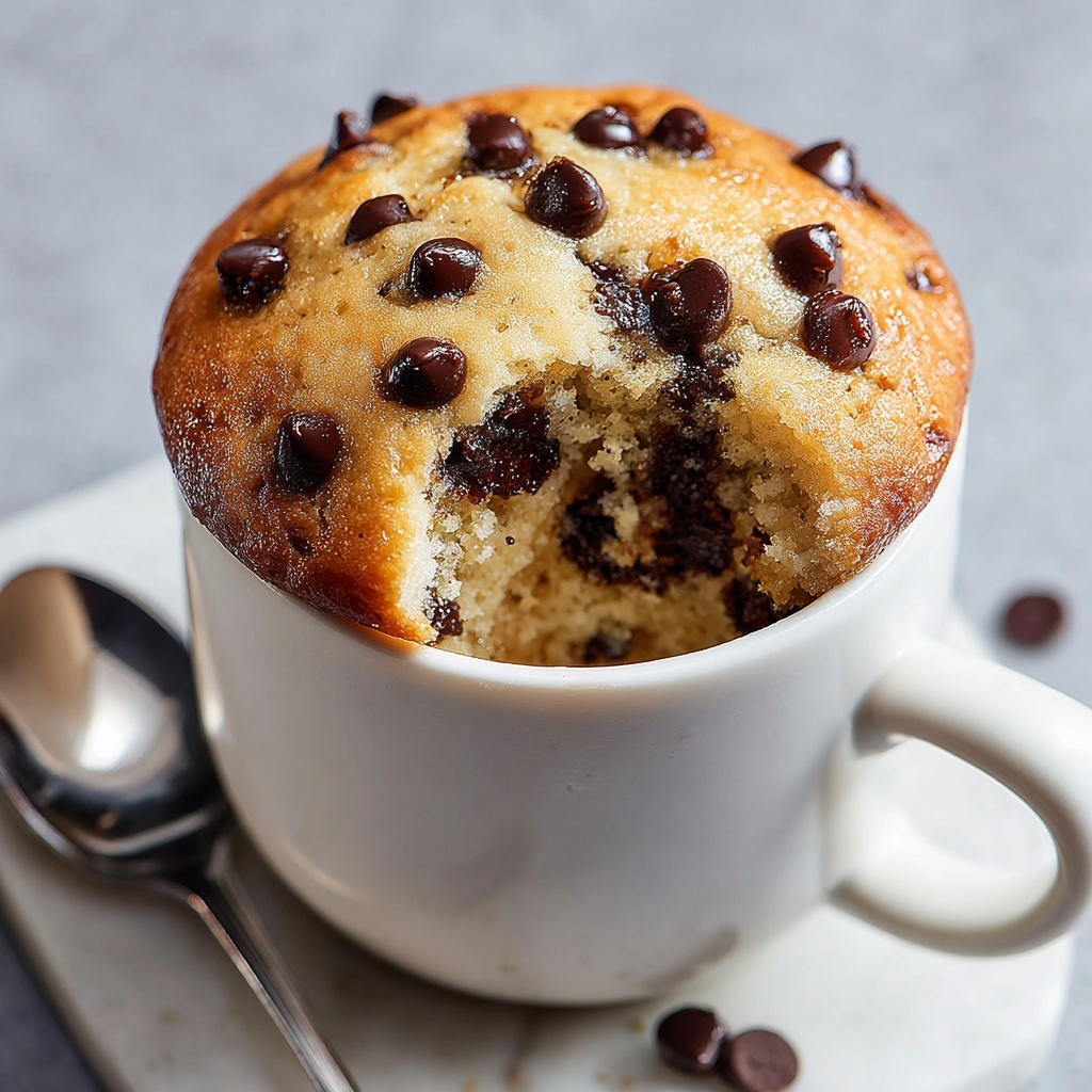 Chocolate Chip Mug Cake Recipe - Recipe Image