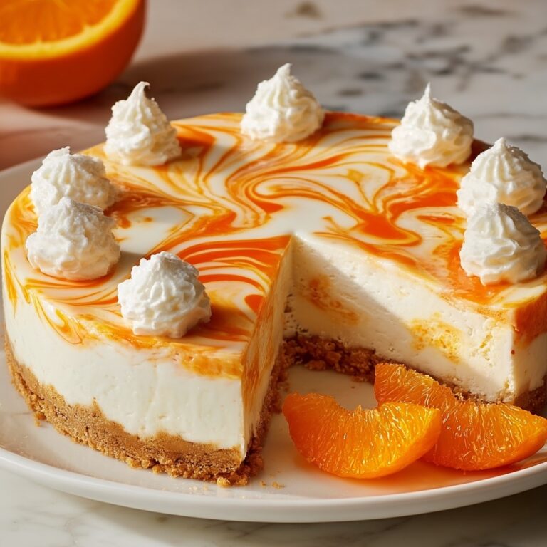 No-Bake Orange Creamsicle Cheesecake Recipe