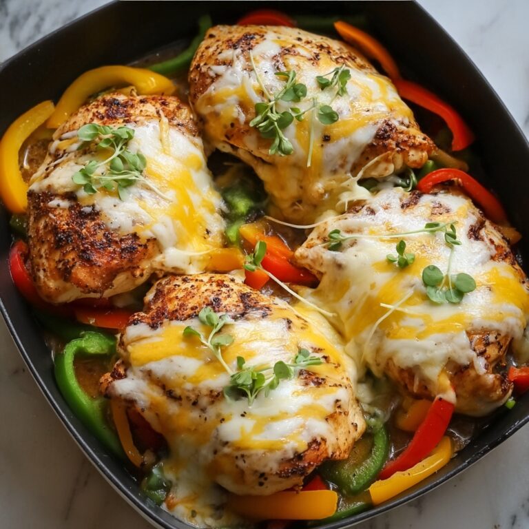 Cheesy Baked Fajita Chicken Recipe