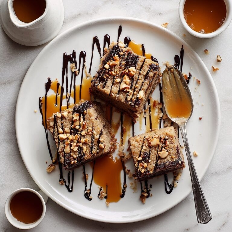 Miso Caramel Blondie Sundae Recipe