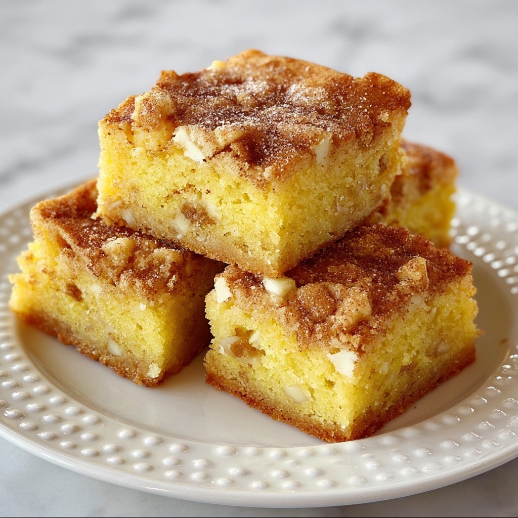Snickerdoodle Blondies Recipe - Recipe Image