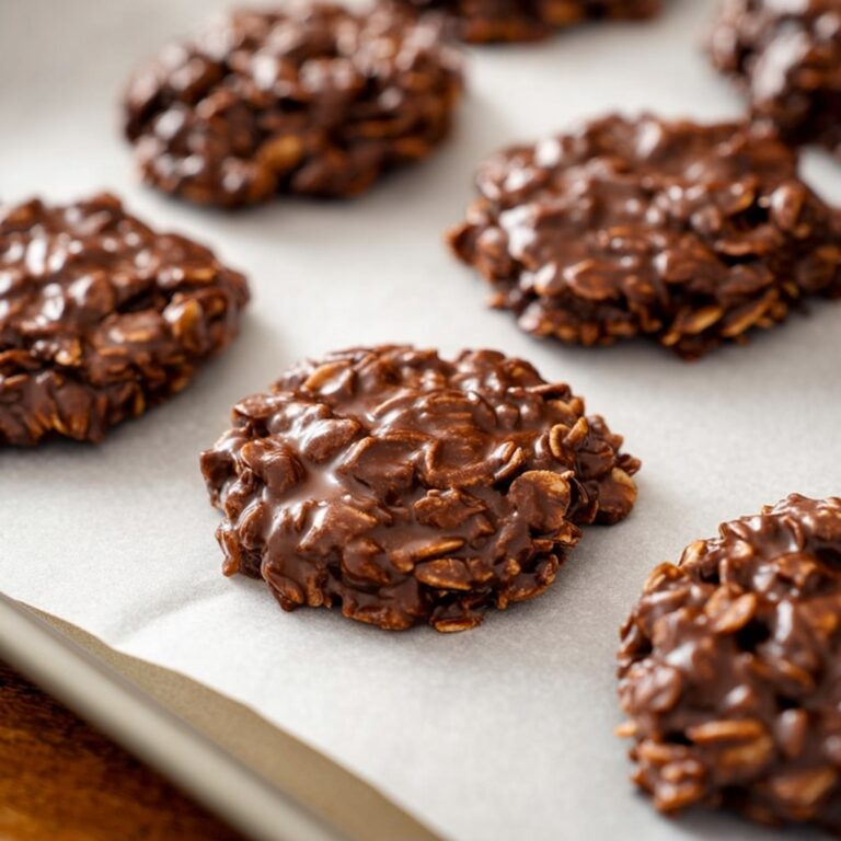 No Bake Nutella Oatmeal Cookies Recipe
