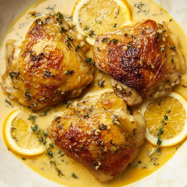 Lemon Cream Chicken Recipe