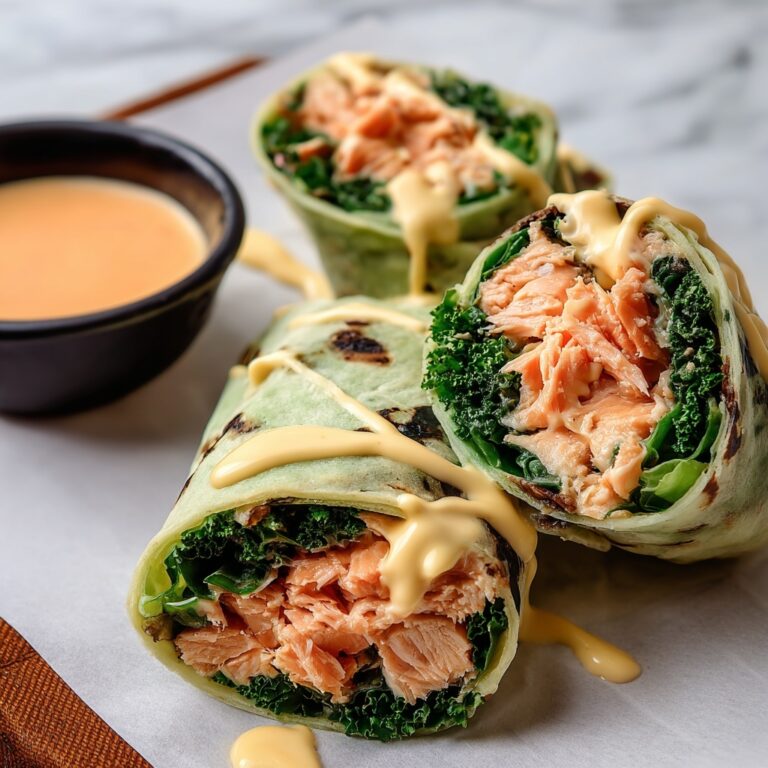 Blackened Salmon Caesar Wraps Recipe