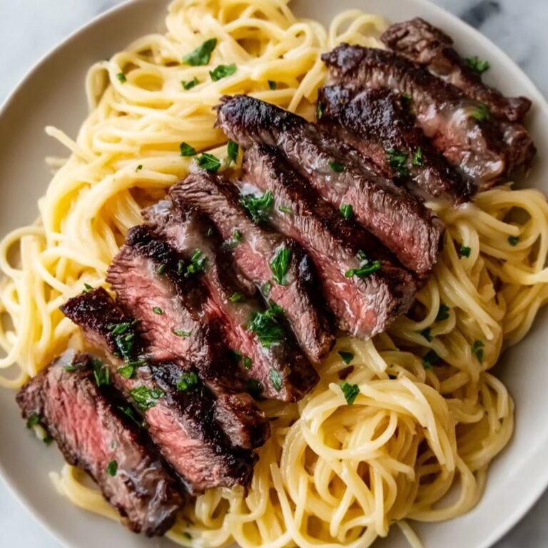 Garlic Butter Steak Lightning Noodles Recipe