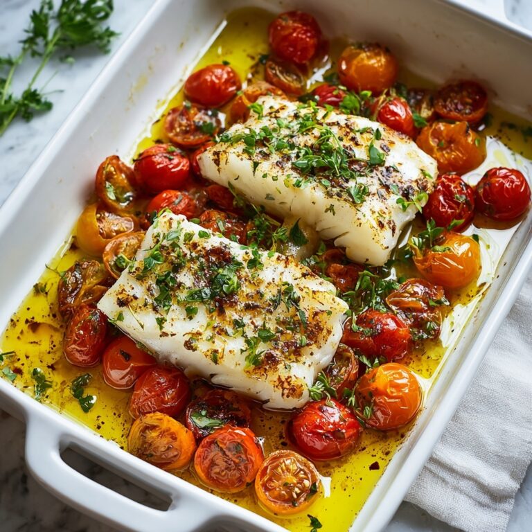 Cod with Tomato and Herb Butter Recipe