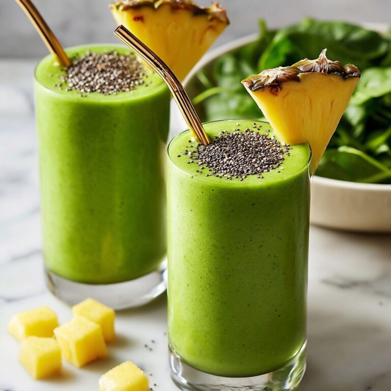 Tropical Green Detox Smoothie Recipe