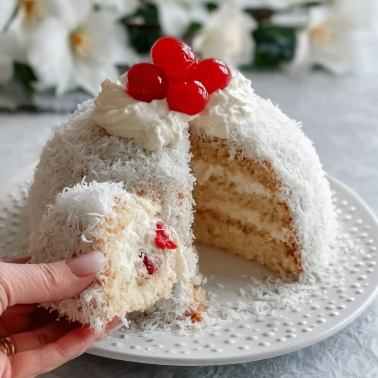Old-Fashioned Snowball Cake Recipe