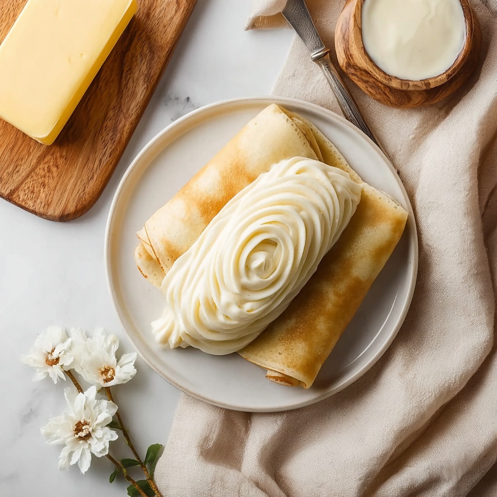 Deliciously Creamy Durian Cream Pancakes That Wow Every Bite Recipe - Recipe Image