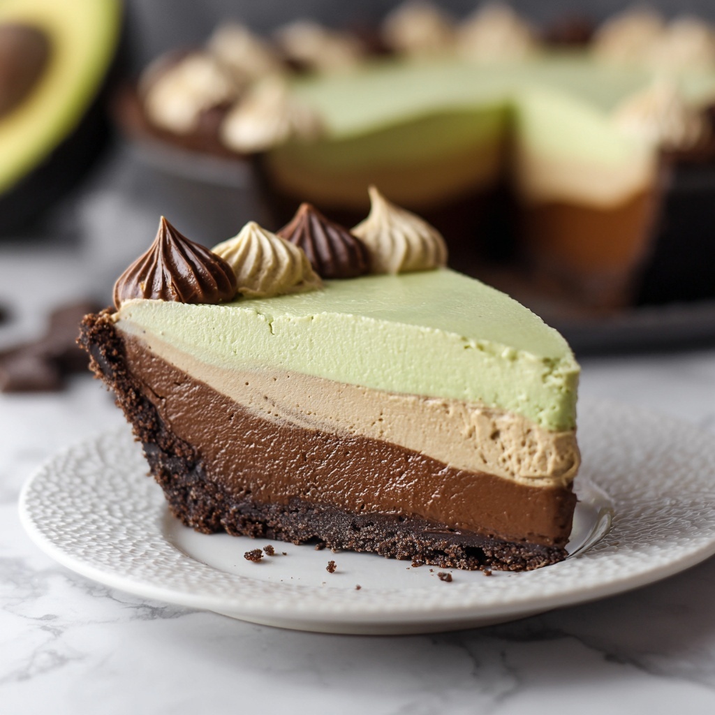 Chocolate Avocado Pie Recipe - Recipe Image