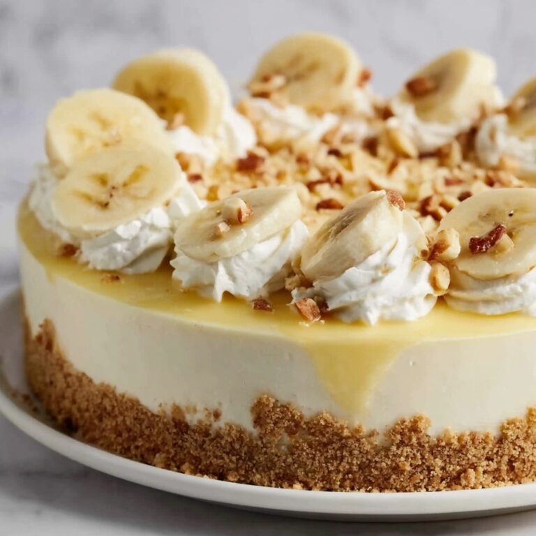No Bake Banana Pudding Cheesecake Recipe