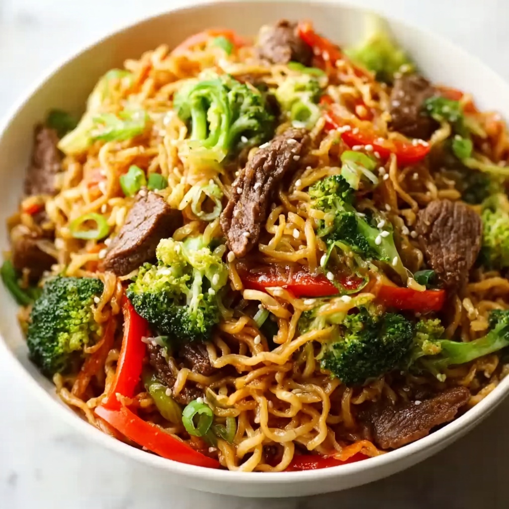 Hoisin Beef Noodles Recipe - Recipe Image