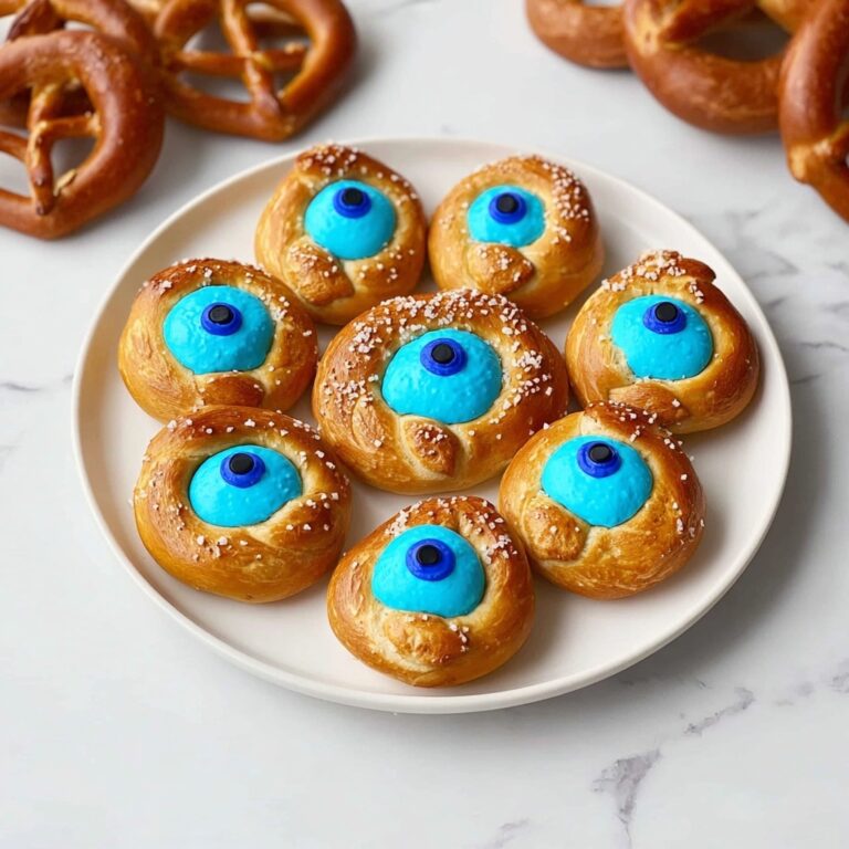 Monster Pretzels: Fun Green Halloween Treats with Candy Eyes Recipe