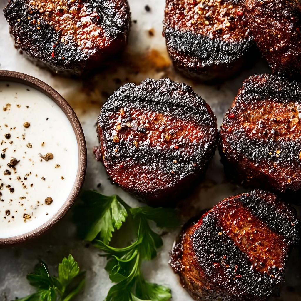 Savory Filet Mignon Bites with Creamy Horseradish Dip Recipe - Recipe Image
