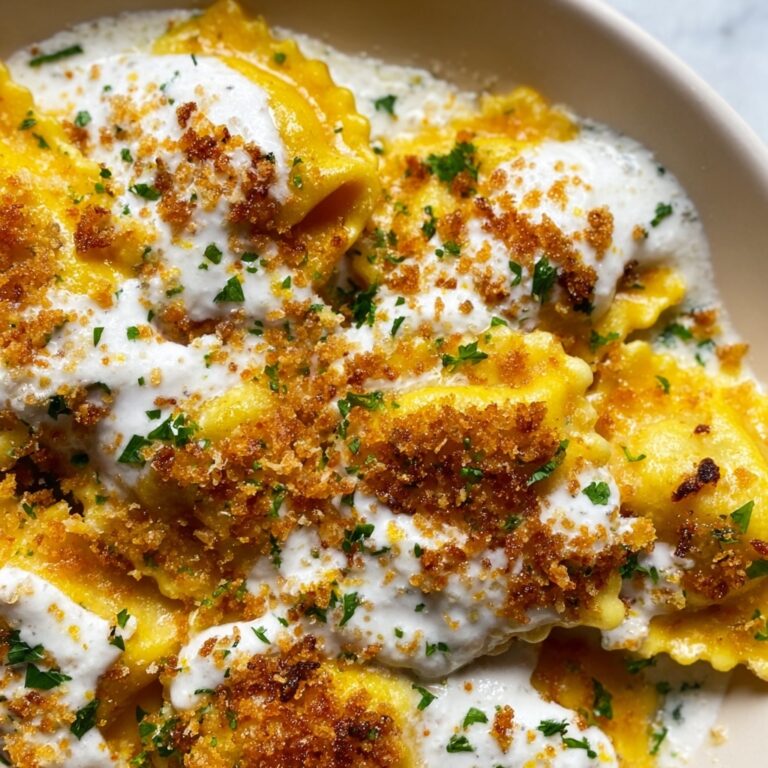 Brown Butter and Lemon Toasted Skillet Ravioli Recipe