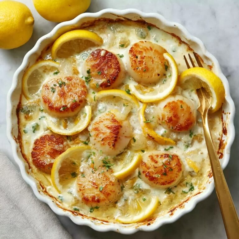 Lemon Butter Scallops Recipe