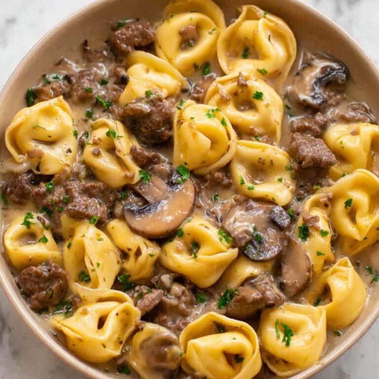Philly Cheesesteak Tortellini Pasta Recipe