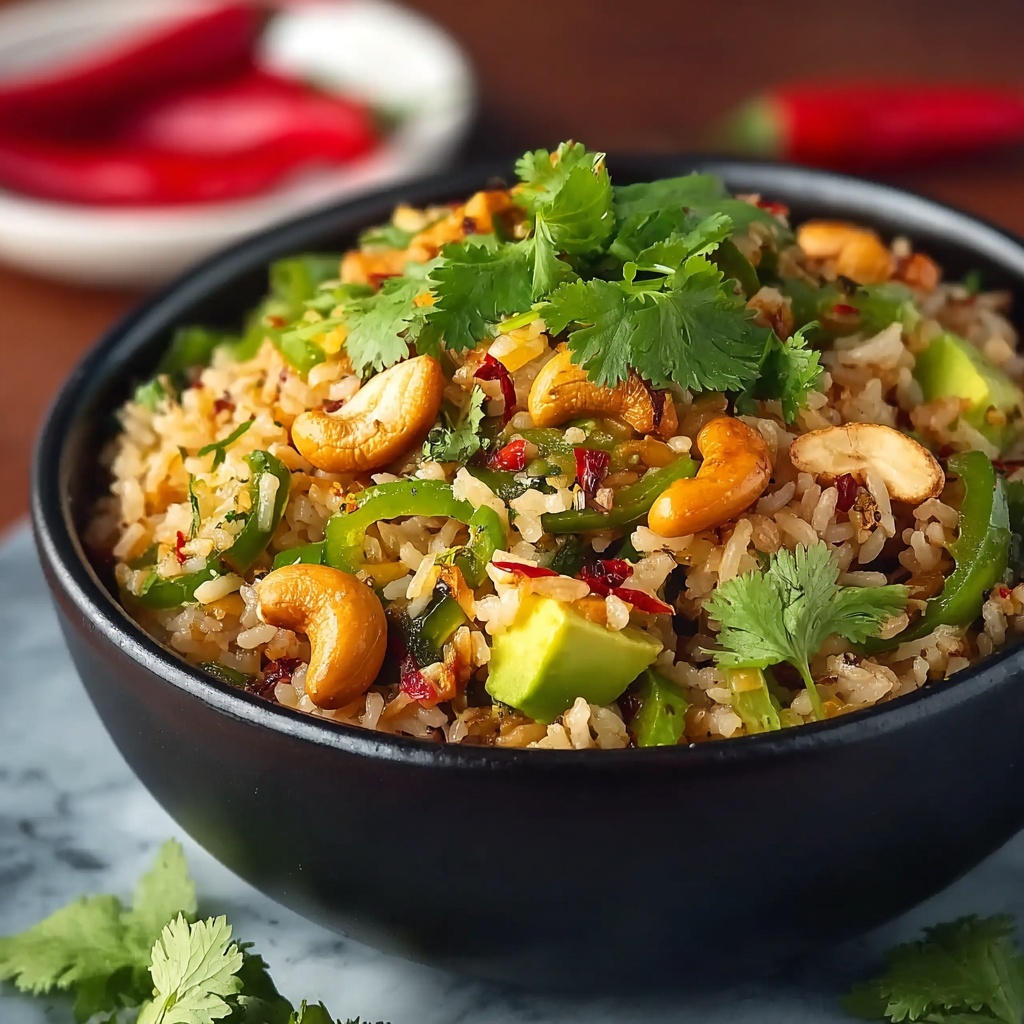 Crispy Rice Salad with Peanut-Chili Dressing Recipe - Recipe Image
