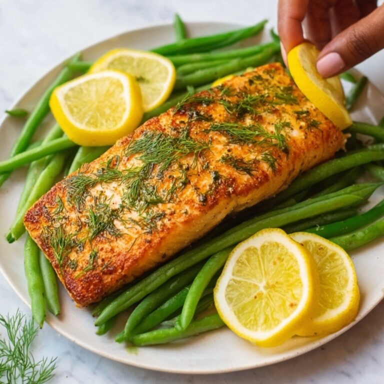 Lemon-Dill Crusted Air Fryer Salmon Recipe