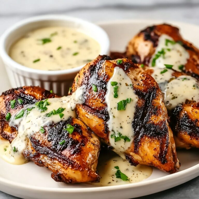 Cajun Grilled Chicken with Alabama White Sauce Recipe