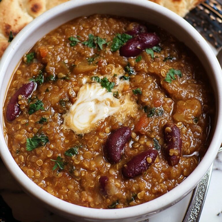 Mujaddara bi Fasolia: Lebanese Kidney Beans and Bulgur Stew Recipe