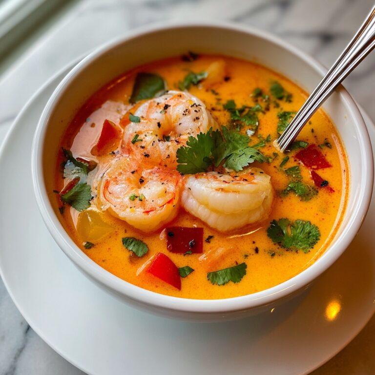 Creamy Thai Shrimp Coconut Curry Soup Recipe