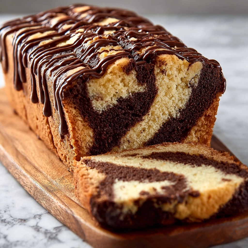 Double Chocolate Swirl Banana Bread Loaf Recipe - Recipe Image