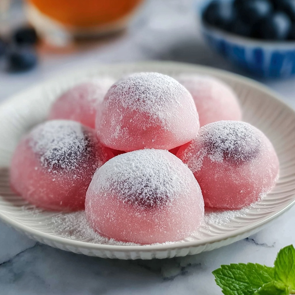 Watermelon Mochi Recipe - Recipe Image