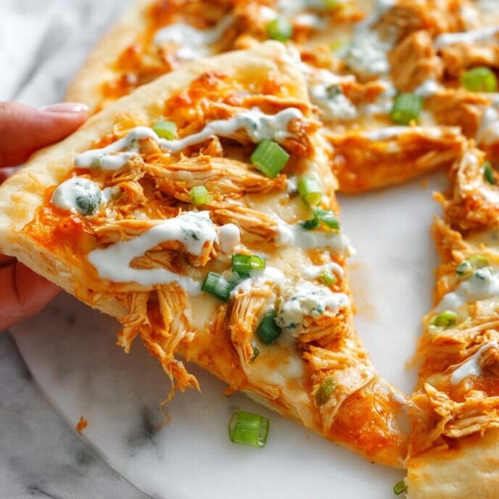 Buffalo Chicken Pizza Recipe - Recipe Image