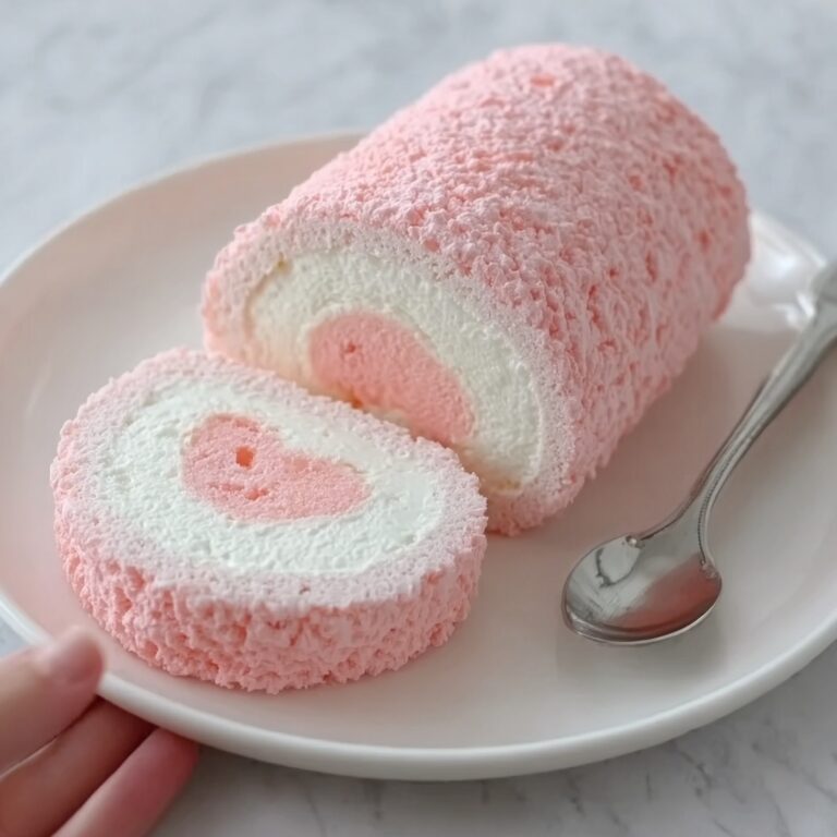 Japanese Cotton Candy Swiss Cake Roll Recipe