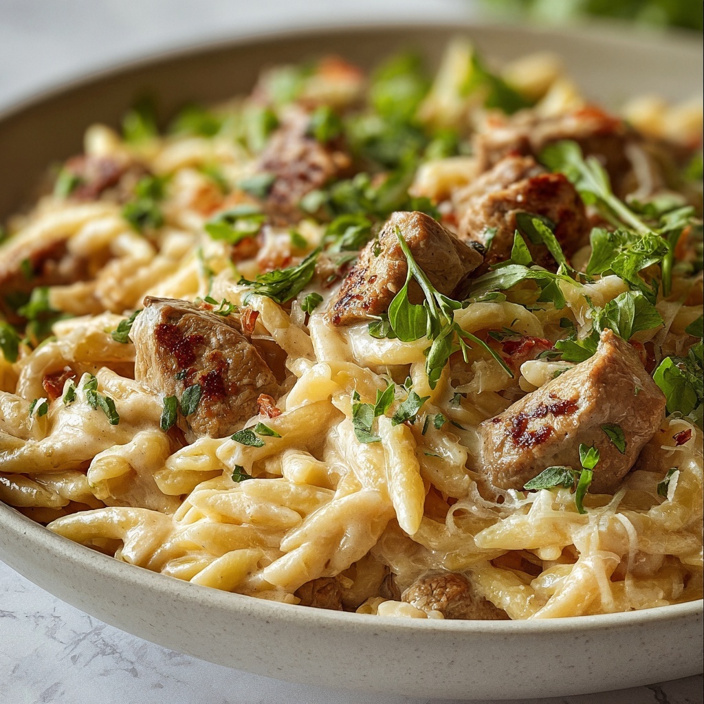 Crock Pot Cajun Chicken Pasta Recipe - Recipe Image